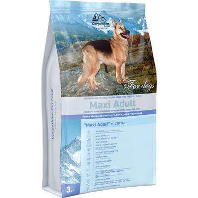 Сухой корм для собак Carpathian Pet Food Maxi Adult 3 кг (4820111140855) Винница - изображение 1