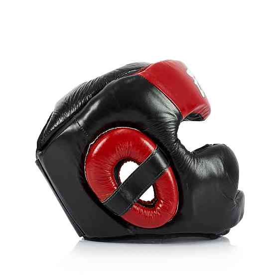 Боксерський шолом Fairtex HG13 Black/Red XL Кам'янське