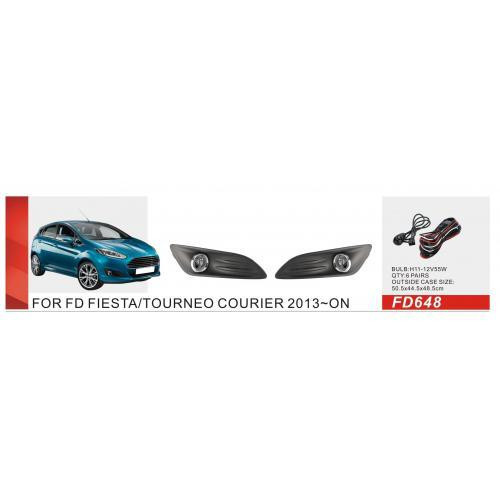 Дополнительные фары для Ford Fiesta 2013-2017 FD-648 H11 12V55W с электропроводкой Харьков - изображение 1