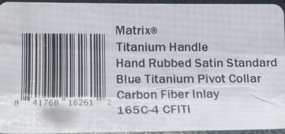 Ніж складний Microtech Matrix Carbon Fiber Titanium Hand Rubbed Satin M390 Харків - фото 2