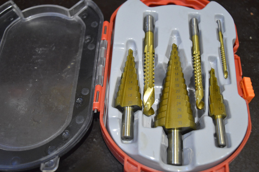 Набір ступінчасті свердла + торцювальні свердла Полтава - фото 1