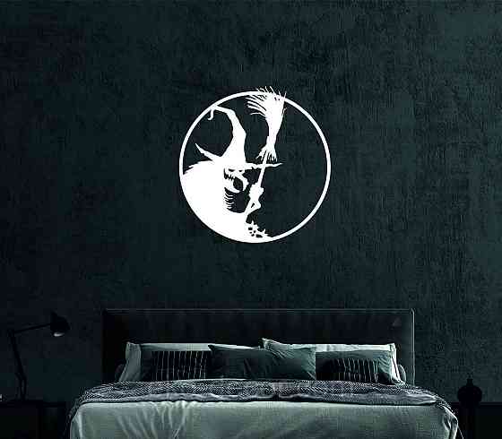 Декоративне настінне Панно «Ведьма», Декор на стіну 50*48 см, Білий Київ