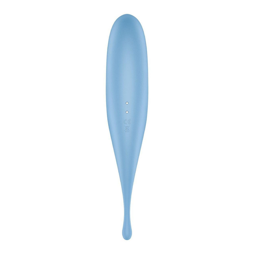 Вибратор для клитора с вакуумной стимуляцией Satisfyer Twirling Pro Blue Sex Aura Киев - изображение 4