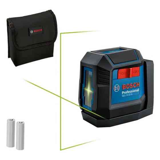 Лазерный нивелир Bosch GLL 12-22 G Professional, зеленый луч, 12 м, IP55, чехол Киев
