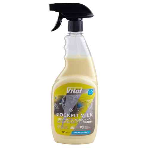Полироль-молочко для приборной панели Vitol 750мл Банан Львов