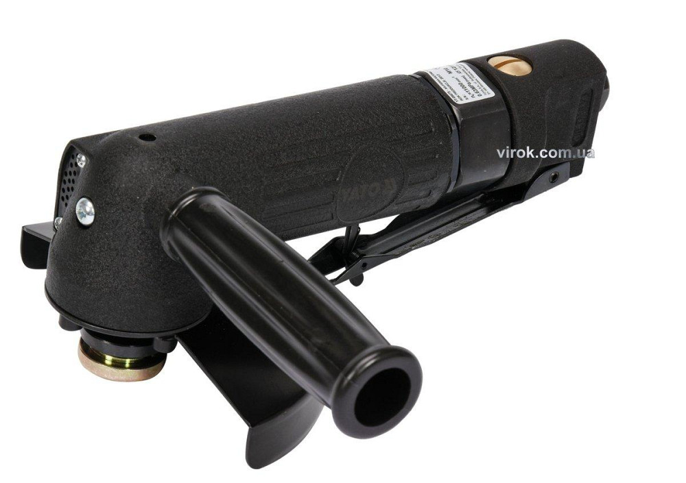 Шліфмашина пневматична, кутова YATO для диска Ø= 125 мм, М10, сполуч, Ø= 1/4