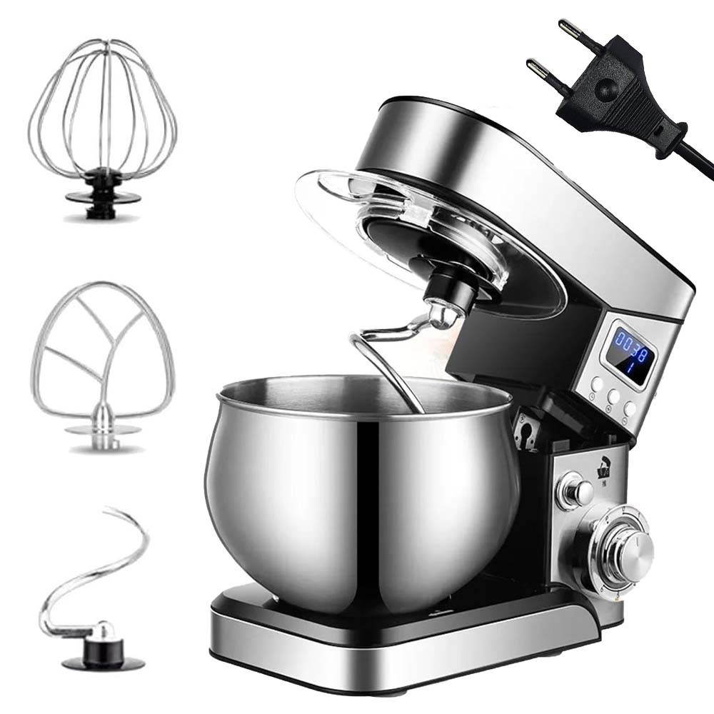 Миксер планетарный с чашей 6л, 4000Вт / Кухонный тестомес для дома / Кухонная машина Киев - изображение 1