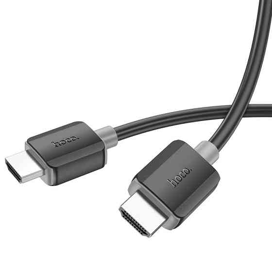 Кабель HOCO US08 HDTV 2.0 male-to-male 4K HD data cable(L=2M) Black Одесса