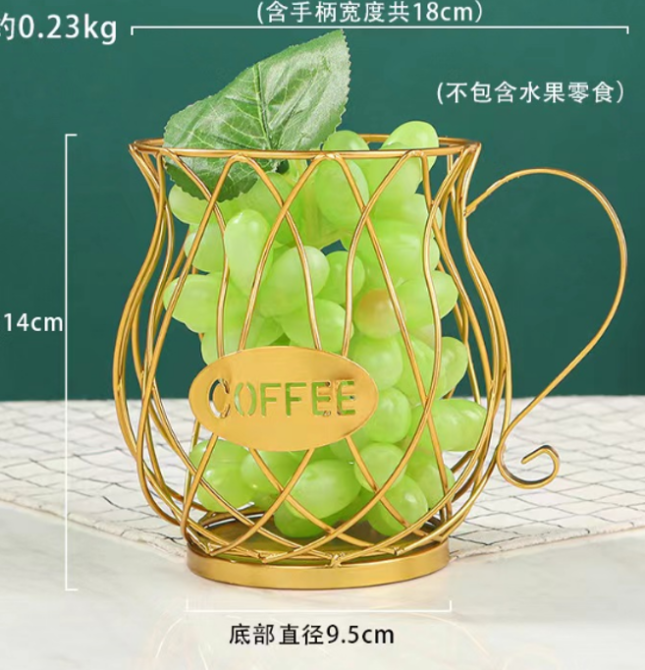 Ваза для фруктов Viva Lacy Mug Gold (6983940) Киев - изображение 2