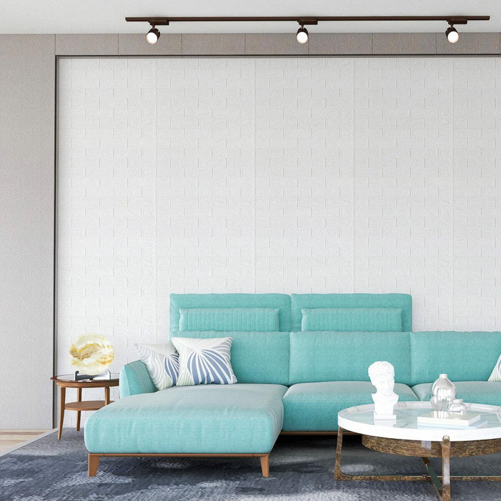 R001-2 Панель стеновая в рулоне 3D 700х3080х2мм Белый Кирпич SW-00002534 Киев - изображение 6