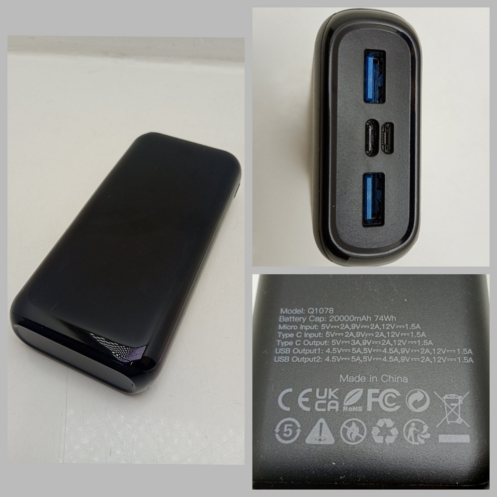 Павербанк Q1078 20000 mAh (товар вживаний) Луцк - изображение 1