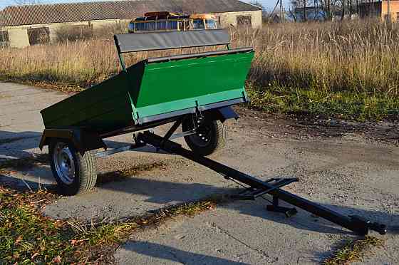 Причіп до мотоблока ТМ «ШИП» розбірний 120×100×38 см, під жигулівську маточину, без коліс, з сидінням Харків