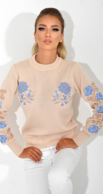 Свитер с вышивкой (42-44) Киев - изображение 6