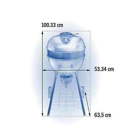 Угольный гриль 47 см Napoleon PRO Kettle, PRO18K-LEG-3 Код: 012117 Ровно
