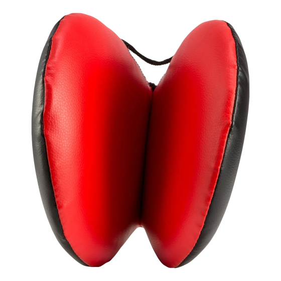 Ракетка для таеквондо (хлопушка) TITLE Boxing Duo Target Training Paddle Black/Red Каменское