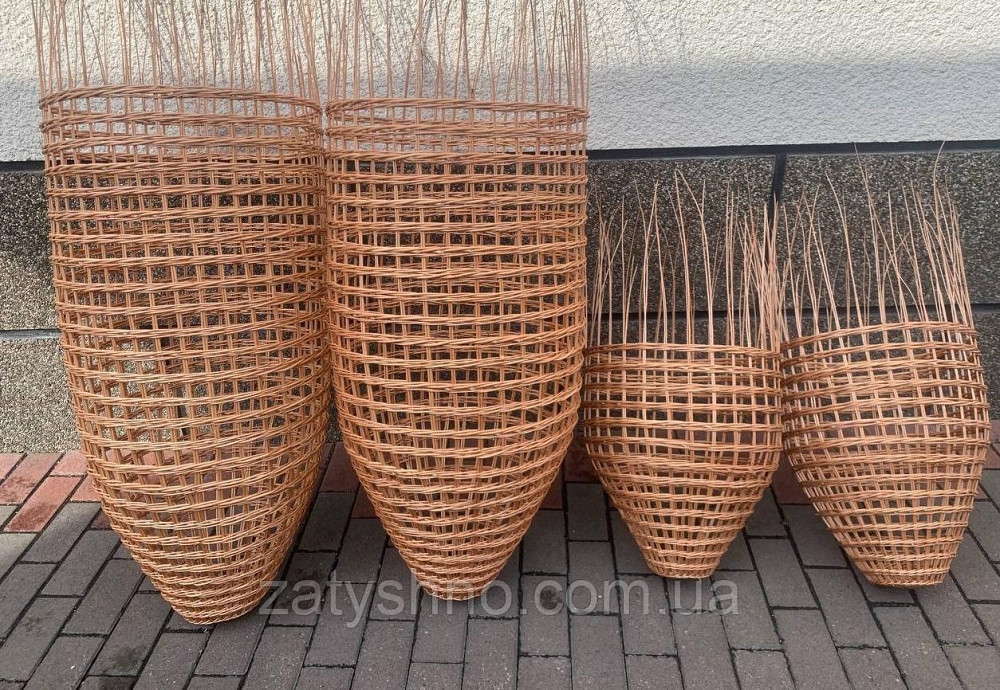 Светильник плетеный высокий из лозы Киев - изображение 2