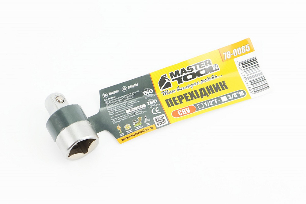 Перехідник з 1/2" на 3/8" CrV 78-0085 Київ - фото 1
