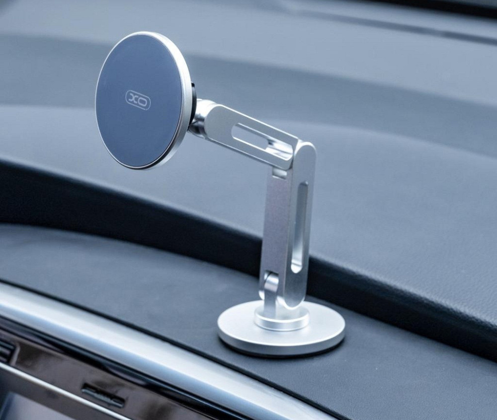 Автотримач XO C148 Universal Magnetic metal 360° rotating Holder Silver (7109739) Київ - фото 3