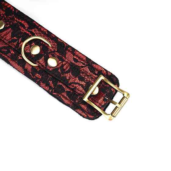 Наручники Liebe Seele Victorian Garden Wrist Cuff, кільця та з’єднувальний ланцюжок Sex Aura Київ