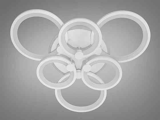 Люстра LED Diasha светодиодная с диммером 140W белый 12х62см AD8022/3 плюс 3WH LED 3 color Харьков