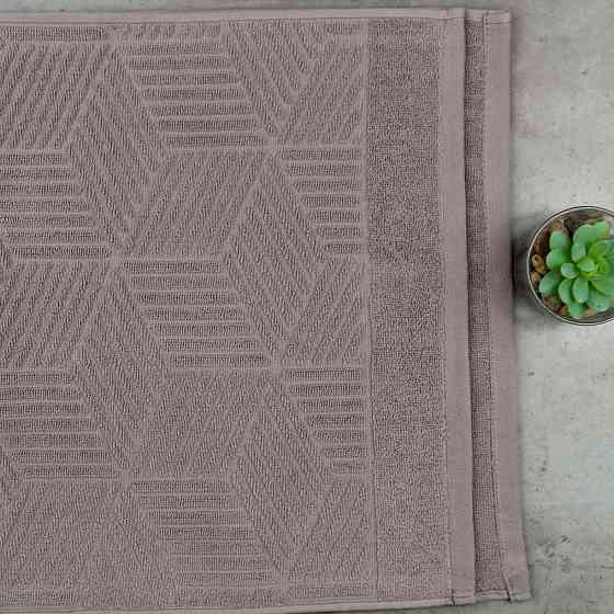 Комплект махрових рушників Уельс 2шт GM Textile 50х90см, 70х140см 500г/м2 (Шоколад) Суми