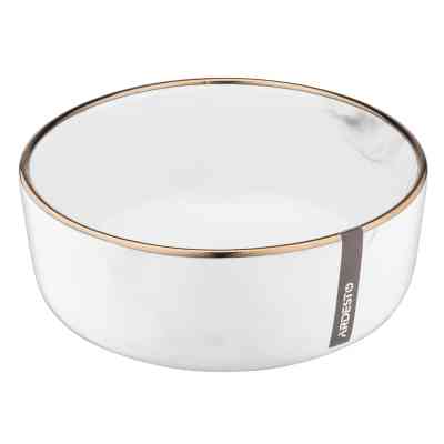 Салатник Ardesto Marmo 15.6см, кераміка, білий (AR2916MRW) Винница