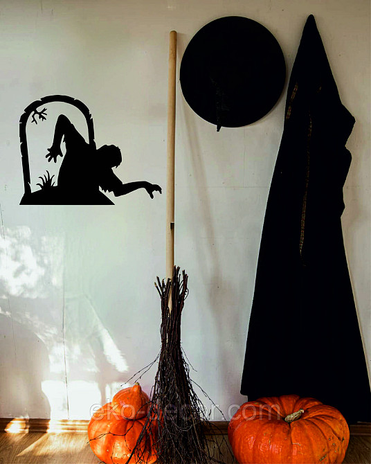 Декоративне настінне Панно «Кладливо», Декор на стіну 90*69 см, Чорний Київ - фото 5