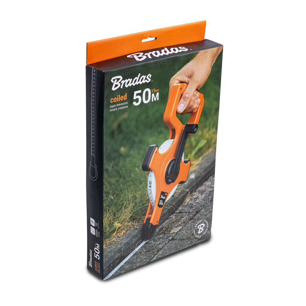 Рулетка вимірювальна, fiberglass, 50 м, DIY-MH11-05013F/CB Київ - фото 3