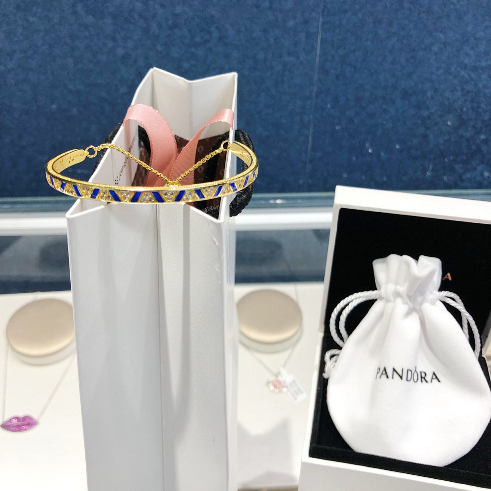 Срібний браслет для намистин Пандора -слайдер "Етномотив" 568051CZ MasterSem Київ - фото 3