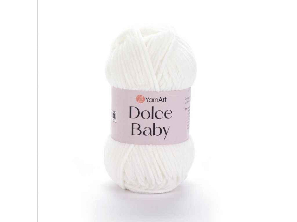 Пряжа Dolce Baby молочний 100% мікрополіестр 85м 50г 5шт/уп 745 ТМ YarnArt Київ - фото 1