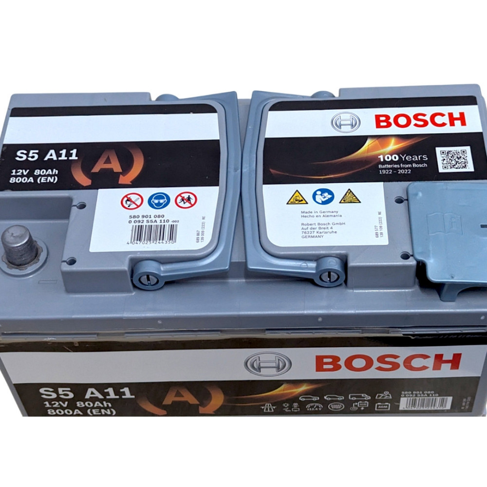 Автомобильный аккумулятор Bosch 80Ач. 800А R+ (пусковой/agm) Ковель - изображение 3