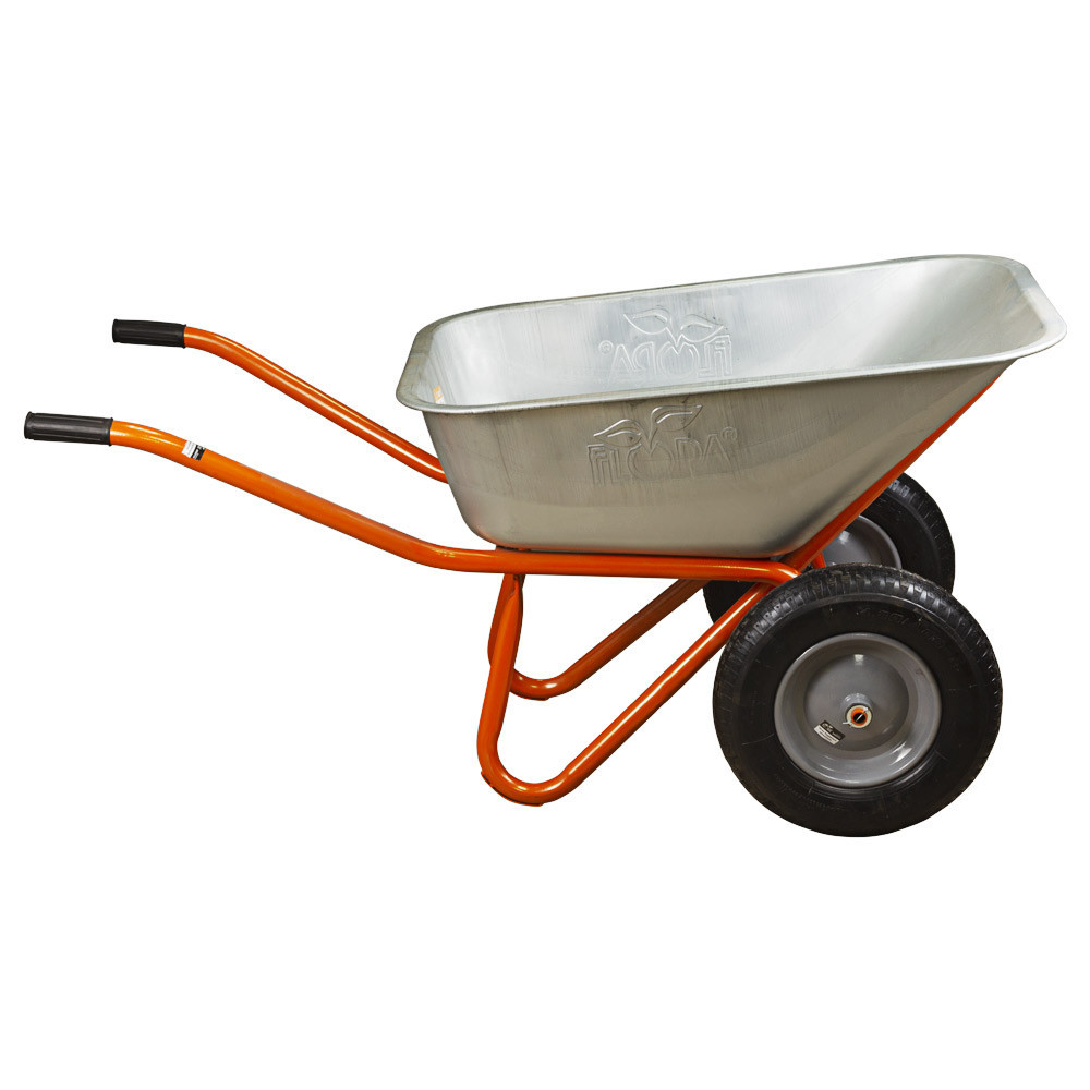 Тачка будівельна двоколісна 100 л 320 кг колесо 15" (з 5-х ЧАСтЕЙ) FLORA (5056714) Київ - фото 6