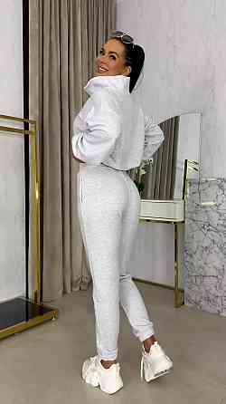 Женский плюшевый прогулочный костюм двойка из велюра Меланж, 50/52 Одесса