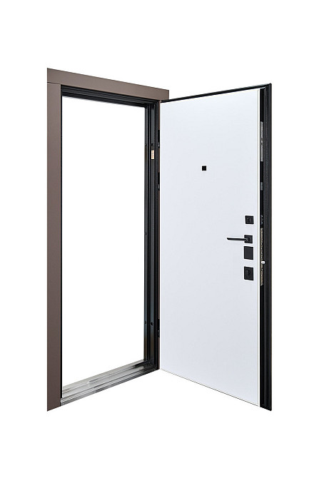 Вхідні двері Abwehr City Harmonia 546 Смокі софт + Білий супермат 860*2050 мм Сучасні вхідні двері Київ - фото 3