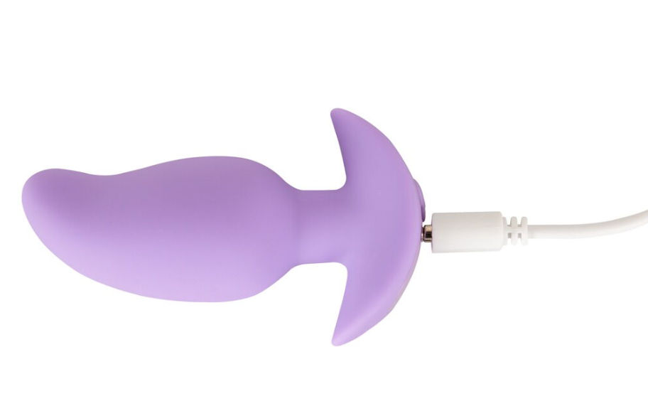 Анальна пробка з вібрацією Vibrating Mini Butt Plug Purple Sex Aura Київ - фото 4