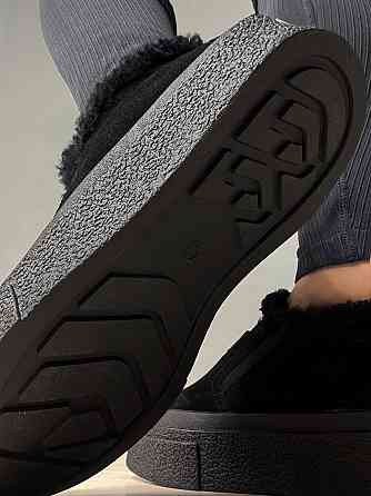 Ботинки женские Hengji 660-1 замшевые кеды на меху черные, 39, 24,5 см Киев