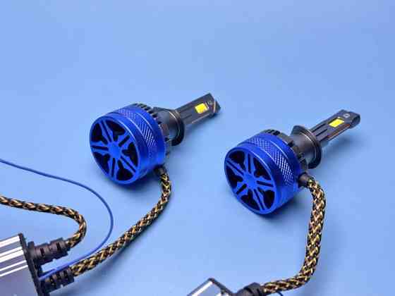 Комплект LED ламп H1 K68 (120W) с пультом — 3 цвета (3000K/4300K/6000K) + Стробоскоп Харьков