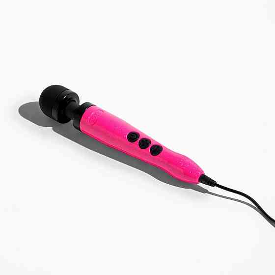 Вібромасажер DOXY Die Cast 3 Hot Pink, дуже потужний, живлення 220В, металевий корпус Sex Aura Київ