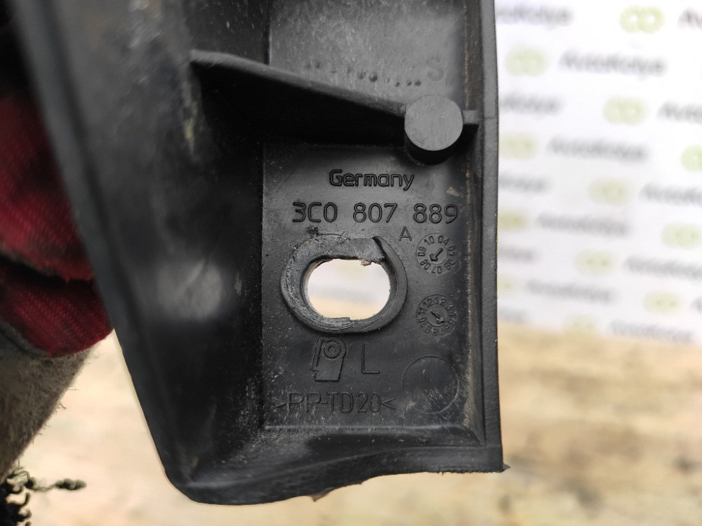 Кронштейн бампера передній лівий VW Passat B6 2005-2010 (3C0807889) Ковель - фото 2