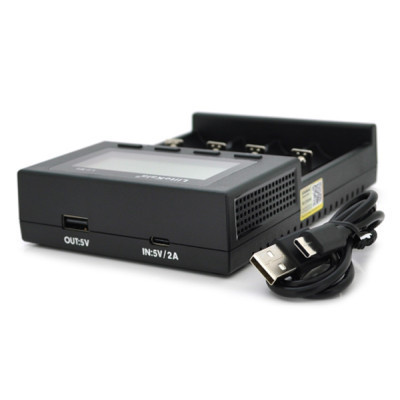 Зарядний пристрій для акумуляторів Liitokala 4 Slots, LED display, 5V Type C, 3.7V/1.2V AA/AAA 18650/26650/16340/14500/10440/18500 (Lii-M4) Вінниця - фото 3