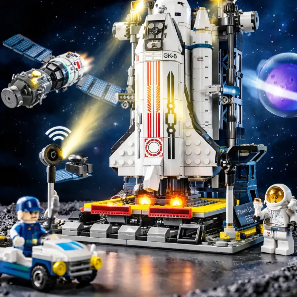 Конструктор Космическая Ракета шаттл / Космическая станция / Space Shuttle 458 деталей Коломыя - изображение 3