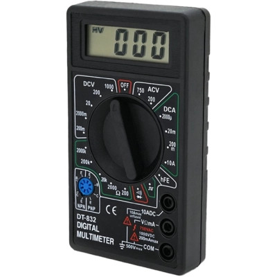 Цифровий мультиметр Voltronic DT-832, V, A, R, Q100 (DT-832) Вінниця - фото 1