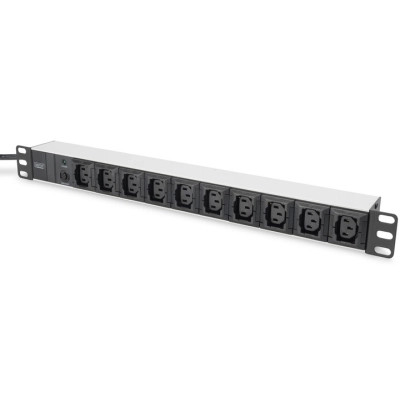Силовой блок 19" 1U w/PDU 10xC13, 10A, 250V, вилка C14 Digitus (DN-95404) Винница - изображение 2