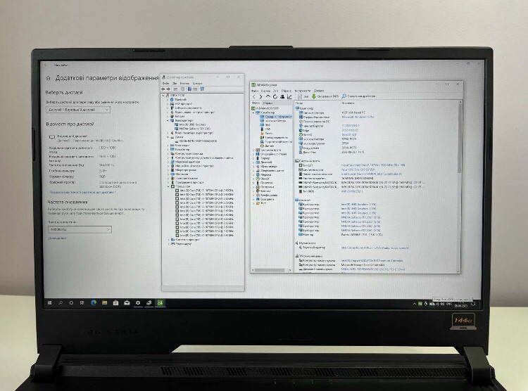 Ноутбук ASUS STRIX 15.6" / RTX 2060 6 Gb / i7-10750H / RAM 16 Gb / SSD 512 Gb Харків - фото 8