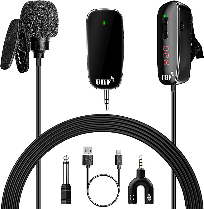 Безпровідний петличний мікрофон Fuyionsko UHF-39 Луцк - изображение 1