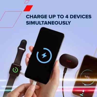 Зарядное устройство Canyon CU140ACC GaN 150W 3xPD 1xQC EU White (CNS-CUW140ACC) Винница