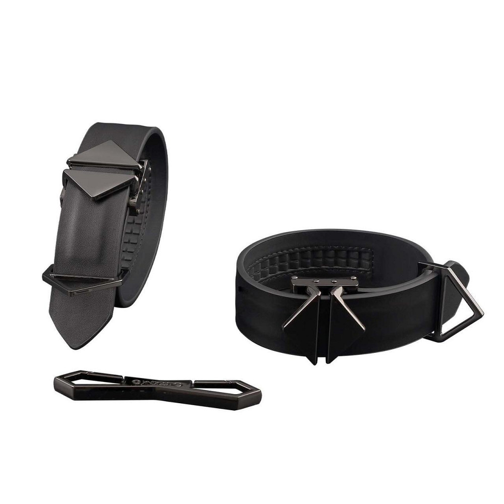 Наручники LOCKINK Wristcuffs/Anklecuffs Black Set Sex Aura Київ - фото 2