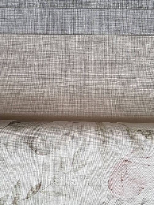 Шпалери вінілові на флізеліні метрові Sintra Edelina прованс квіти листя гілки метелика сірі рожеві Київ - фото 3