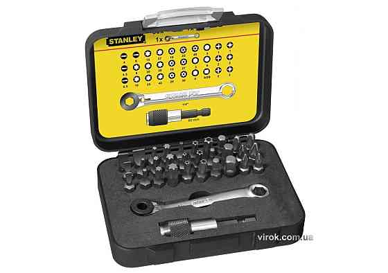 Набір насадок викруткових STANLEY "Expert" з тріщаткою і швидк. магнітним тримачем, 32 шт. Одеса