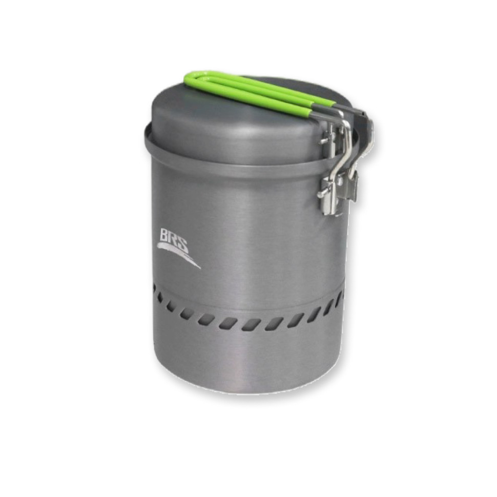 Набор туристической посуды (кастрюля + сковородка) BRS-TS19B, 1,7л, алюминий Киев - изображение 1